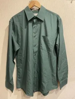 Van Heusen ヴァンヒューゼン ポプリンシャツ グリーン長袖