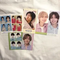 TravisJapan 七五三掛龍也 デタカ 7枚 切り抜き 厚紙