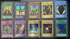 遊戯王 2期カード 10枚 竜騎士ガイア 光の護封剣 グレートモス 他
