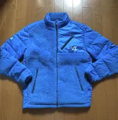 カッター&バックフリースボア×キルティングダウンジャケットM