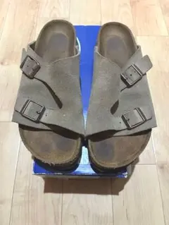 美品 ビルケンシュトック チューリッヒ 42 27センチ スエード グレー