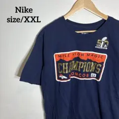 【US古着】Nike ブロンコス50周年記念 クルーネックTシャツ