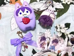 ななもり。リボンチャーム　もちころりん　アニマルシリコンポーチ　アクキー