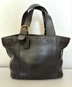 ヴィンテージ COACHオールドコーチハンドバッグトートバッグ4133 ブラック