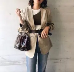 SLY LINEN TAILOR JK ベージュ スライ テーラージャケットのサムネイル