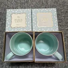 フランフラン　 花柄マグカップ 2個セット