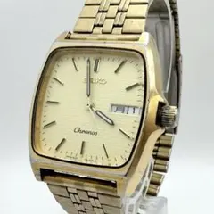美品 新品電池✨Seiko Chronos メンズ 腕時計 81年 ヴィンテージ