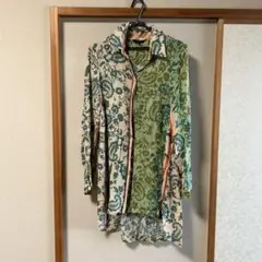 Desigual 花柄 長袖シャツ Lサイズ
