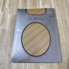 【未開封】FUKUSUKEラメ入りサワーベージュストッキング つま先スルーM-L