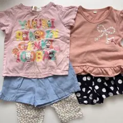 子供服5点セット　95サイズ　アンパンマンTシャツ　キュロット　他　幼稚園保育園