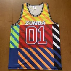 ZUMBA メッシュタンクトップ サイズM 胸囲108cm