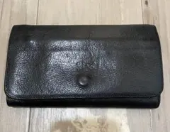 IL BISONTE イルビゾンテ　レザー長財布　ネイビー