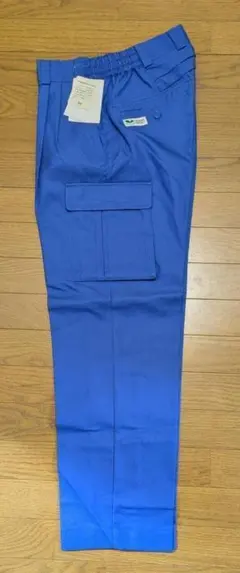 ミドリ安全 VERDEXCEL 作業服 カーゴパンツ 青 サイズM VE53C