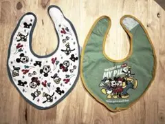 ミッキーマウス スタイ2枚セット