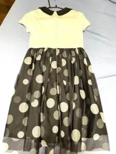 女の子　ワンピース　白黒　スカート　使用少ない