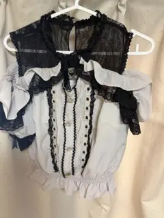 LIZLISAレースヨーク肩あきブラウスのサムネイル
