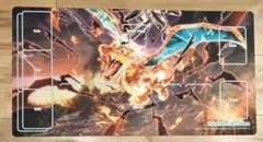 ポケモンカードゲーム ラバープレイマット 悪テラスタルリザードン