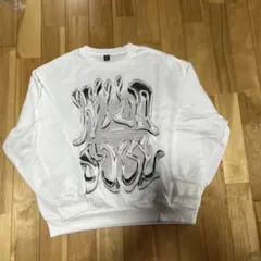 SHEIN 長袖スウェット ホワイト フォトプリント