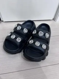新品　女の子　サンダル　22cm くらい　　キラキラ　ストーン