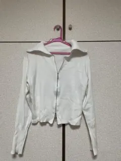 ハーフジップ長袖