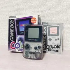 2624【動作】ゲームボーイカラー クリアパープル GAME BOY color