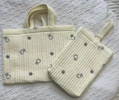 ミッフィー入学グッズ（レッスンバッグ＆シューズバッグ）