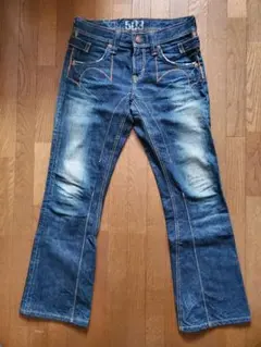 BLUE TRIP フレアデニム 503 サイズL