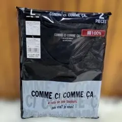 COMME CI COMME ÇA ネイビーブルー Tシャツ 2枚セット L