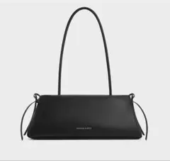 Hazel ヘーゼルボウイロンゲイティッドトラペーズショルダーバッグ 