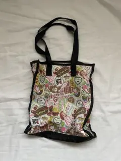 HYSTERIC MINI トートバッグ　メッシュ　ブラック　黒