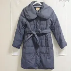 セール♥️GLASS LINE ブラウン ダウンジャケット ロング丈