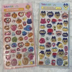 2枚セット　たまごっち　ステッカー　3Dシール　ボンボンドロップシール風