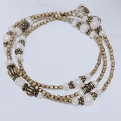 淡水パール 3連ブレスレット