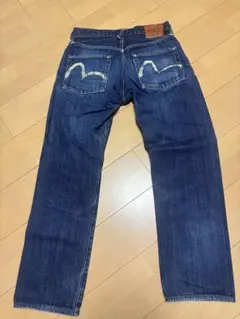 EVISU デニム 35X35 W84 紫 カモメ 虎耳 濃紺 ボタンフライ EVISU デニム 35X35 W84 紫 カモメ 虎耳 濃紺 ボタンフライ