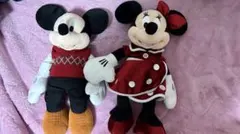 ミッキー＆ミニー ぬいぐるみセット 2014年製