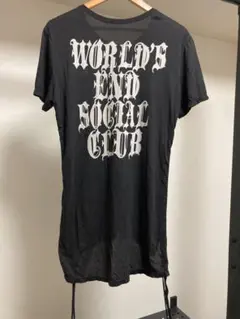 KMRii World’s End Side Shirring 半袖 黒