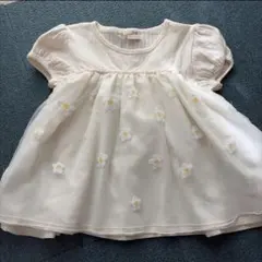 プティマイン　花柄半袖Tシャツ 110cm