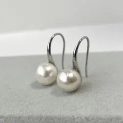 あこや真珠　フックピアス