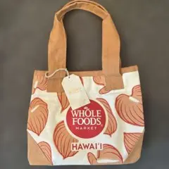 【新品未使用】ホールフーズWhole Foodsミニトートバッグ ハワイ限定