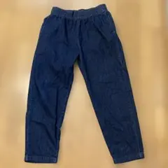 GU ダークブルー デニムパンツ ウエストゴム
