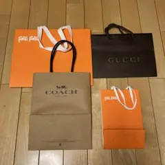 ショップ袋セット Folli Follie GUCCI COACH