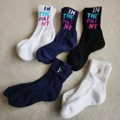 バスケットボール ソックス IN THE PAINT 5足セット 22-25cm