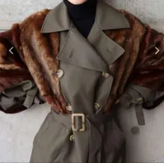 MURUA ロングダブルトレンチコート