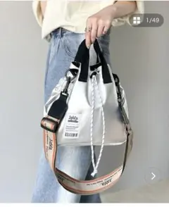 JaVa シルバー ショルダーバッグ
