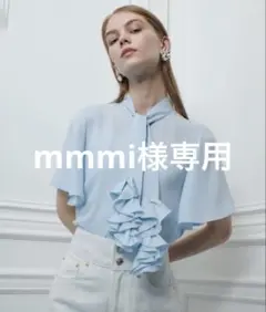 【LOULOU WILLOUGHBY】ペタルフリルフレアスリーブブラウスのサムネイル