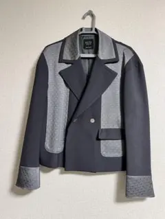 UNITED TOKYO ブロックチェックジャガードショードジャケット