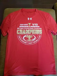 帝京大学ラグビー部 2021-2022 V10 チャンピオンTシャツ SMサイズ