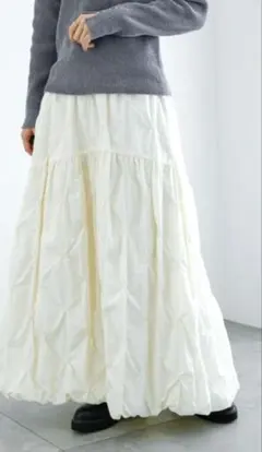 新品未使用品☆Te'chichi刺繍キルトバルーンスカート