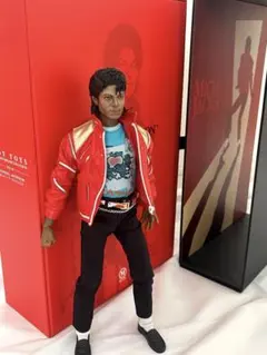 希少 マイケル ジャクソン フィギュア with『Beat it』 衣装 セット 