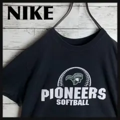 【即完モデル‼︎】NIKE☆ビッグロゴ スウォッシュ Tシャツ C874のサムネイル